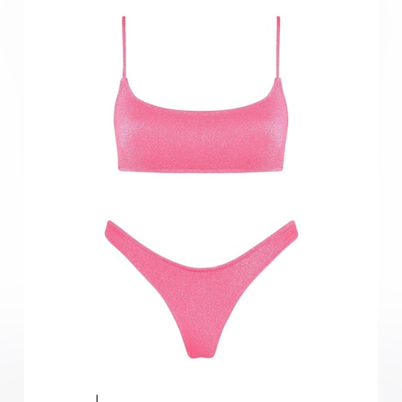 NEW WITHOUT TAGS Triangle bikini -pitaya sparkle - Picture 1 of 10